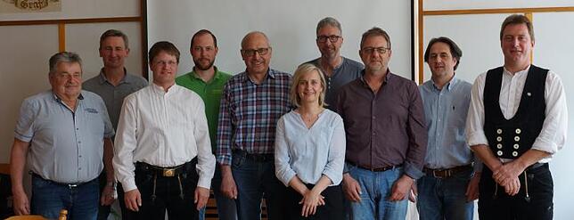 Gruppenbild mit Dame: In geheimer Abstimmung ist Daniela Baisch zur Obermeisterin bestimmt worden.