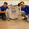Benni Beringer (links) und Joshua Dornfeld sind die beiden Hauptorganisatoren von &bdquo;Bloos &sbquo;n&lsquo; Brass&ldquo;.
