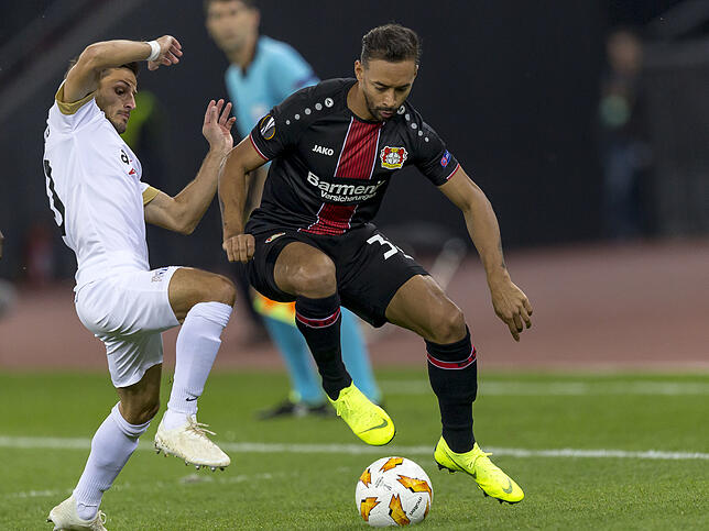 Konnte heute trotz Doppelpack nicht für einen Punktgewinn sorgen: Leverkusens Karim Bellarabi.