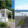 Sanitärcontainer und rollstuhlgeeigneter Weg im Strandbad. Mit Maßnahmen wie diesen sollen die Freibäder in der Kernstadt ...
