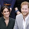 Herzogin Meghan und Prinz Harry strahlen bei einem Termin am 3. Oktober 2018 um die Wette. Damals war die Schwangerschaft noch ihr süßes ...