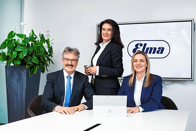 Ab 1. Oktober werden sie die Geschäftsführung von Elma Schmidbauer sein (von links): Fritz Bachhuber, Cornelia Schmidbauer, Mirja ...