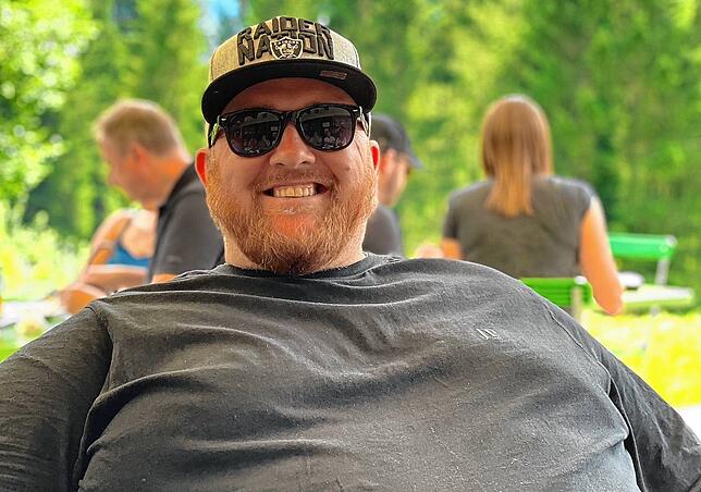 Als dieses Bild entstand, arbeitet Torsten Münch noch in einem Imbiss. Es entstand vor den Dreharbeiten zu &bdquo;The Biggest Loser&ldquo;.