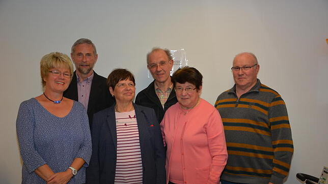 Viel soziales Ehrenamt bringt das Vorstandsteam des Fördervereins Pflegeheim in Blumberg ein. Von links: Martina Vatter, der ...