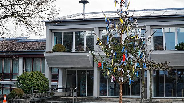 Der Narrenbaum vor dem Tengener Rathaus kann nicht darüber hinweg täuschen, dass dieses Jahr an der Fasnacht alles anders ist. Aber die ...