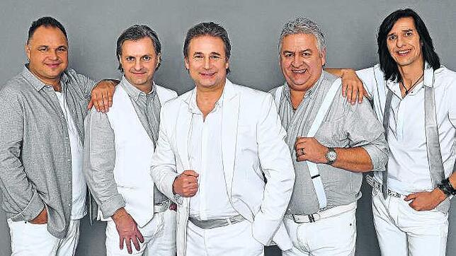 trix_sn_Nockalm_Quintettt__16_ Das Nockalm Quintett mit (von links) Markus Holzer, Kurt Strohmeier, Gottfried Würcher, Wilfried Wiederschwinger und Siegfried Willmann ...