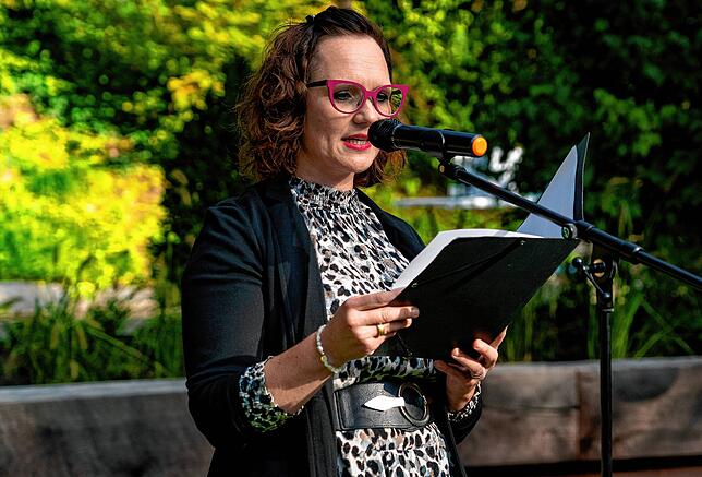 Stefanie Tröndle ist Vorsitzende des Vereins Sternenkinder VS. Sie sagt: &bdquo;Idealerweise melden sich die Eltern direkt nach den ...