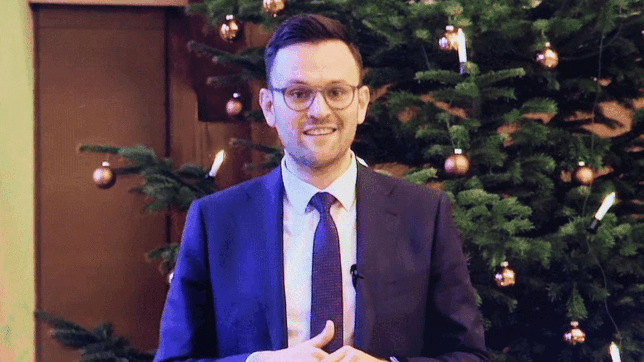 Die Gemeinde Immenstaad grüßt ihre Bürger zu Weihnachten per Video.