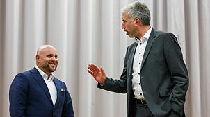 Debattierten auf offener Bühne: AfD-Landeschef Markus Frohnmaier und Tübingens parteiloser OB Boris Palmer.