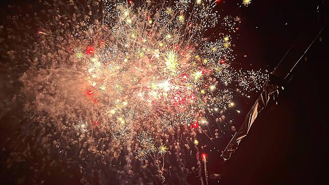 Bild : Mit diesem Feuerwerk ist die Lange Kulturnacht in Schwenningen beendet worden
