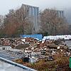 So sieht die Ruine der Scheffelhalle aktuell im Dezember 2021 aus. Viel ist vom ewigen Provisorium, das vielen Singenern über Jahrzehnte ...