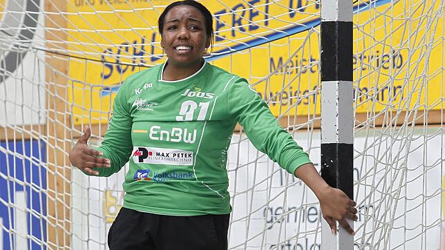 Wechselt zur TG Nürtingen: Torhüterin Stephanie Lukau. Bild: Thomas Scherer