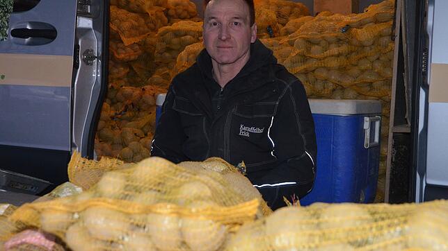 Er kämpft mit dem mildem Wetter: Kartoffelzüchter Dieter Frick.