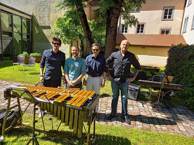 Das Blue Rondo-Quartett mit Oliver Felbinger, Joe Kenney, Otmar Mayer und Fabian Huger.