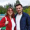 Sie gehören zu den ersten, die bei der Saisoneröffnung des Villinger Knaippbad dabei sind, Vanessa Buer und Lukas Gretzinger.