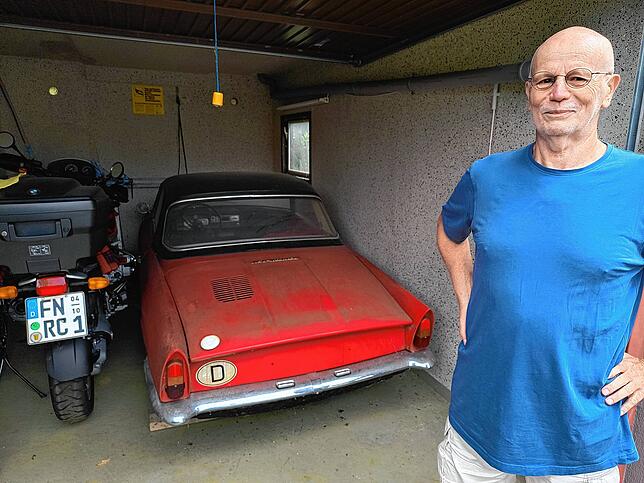 NSU Wankel-Spider von 1967, Restaurierungsobjekt, Besitzer Rainer Schall Markdorf