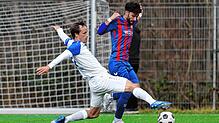 Am Samstag empfängt der FC Radolfzell (links Tobias Bertsch) den SC Konstanz-Wollmatingen (Mert Tuncer).