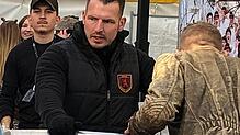 Ohne Kontrolle kein Einlass auf die Hoorige Mess&lsquo; in Tiengen.
