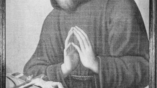 Pater Stanislaus nach der Zeichnung eines unbekannten Künstlers. Abgedruckt ist die Abbildung im Buch „Wutöschingen – einst und jetzt“.