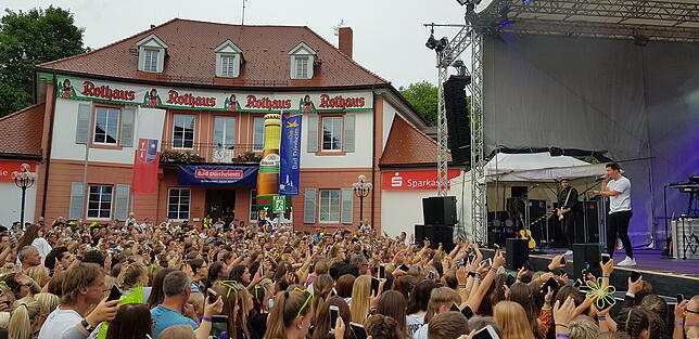 Bild 3: Bilder vom Konzert von Nico Santos im Rahmen der SommerSinnfonie