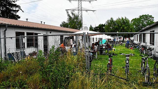 Diese Gebäude wurden bisher als Unterkunft genutzt. Sie werden abgerissen.