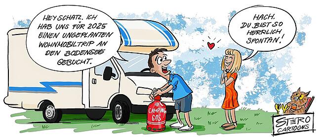 Wohnmobilisten begründen ihr Hobby oft mit Freiheit und Unabhängigkeit – am Bodensee aber geht ohne Planung nichts.