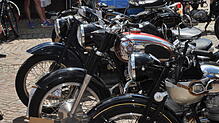 Herrlich anzuschauen, die Motorrad-Klassiker aus alten Zeiten. Bilder: Jan Manuel Heß