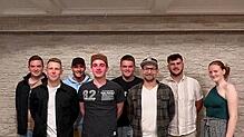 Der Vorstand (v. l.): Mario Flieder (Kassierer), Moritz Köpfler (Beisitzer), Marco Hildebrand (Beisitzer), Raphael Teufel ...