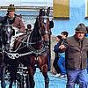 Manfred Riegger (links) und Dieter Schiemann beim Festumzug 2024 im Rahmen des CHI durch die Donaueschinger Innenstadt. Riegger ist ein ...