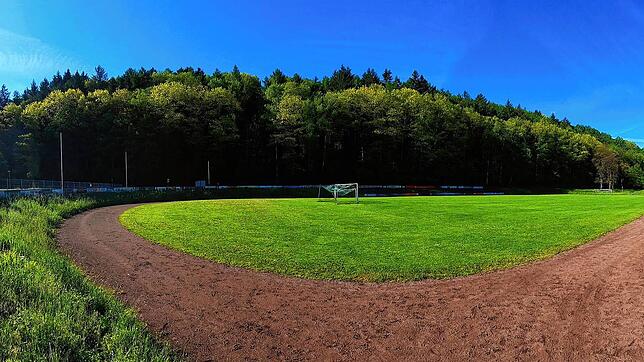 So sieht das Osterholz-Stadion heute aus. Rechts ist das Gebäude des VfR Stockach zu sehen und links bei der anderen Sportfläche das ...