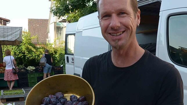 Mag seine Sommer-Zwetschgen selber gerne: Bernhard Schupp.