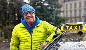 Oliver Lohrer-Kohnke hat die Depression überwunden, fährt jetzt Taxi und sagt: „Ich bin wieder da, wo ich vor der Krankheit war.“