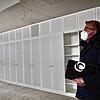 Für Alexander Kopp vom Bauamt ist der Neubau der Eichendorff-Realschule das Jahrhundertprojekt. Im Musterklassenzimmer steht er vor ...
