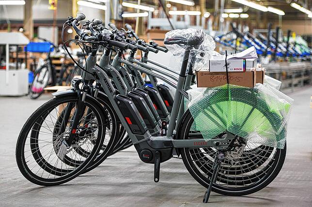 Die Nachfrage nach E-Bikes (hier von Kettler) ist höher als das Angebot.