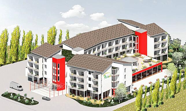 Dieser Planentwurf von 2014 für das barrierefreie „Parasol“-Hotel in Bad Dürrheim wird überarbeitet. Der Spatenstich soll ...