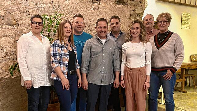 Für den Gemeinderat sind nominiert (von links): Sandra Wipf, Elena Huber, Lars Keller, Andreas Henes, Stefan Rehm, Ramona Modespacher, ...