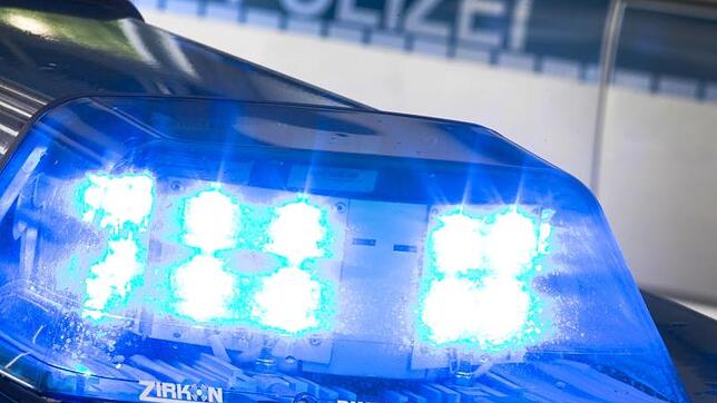 Ein Blaulicht leuchtet auf dem Dach eines Polizeiwagens. (Symbolbild)