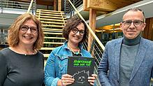 Sie setzen auf einen erfolgreichen Projektstart im Schwarzwald-Baar-Kreis: Jeanette Brüderle und Stefanie Tröndle (von links) mit ...