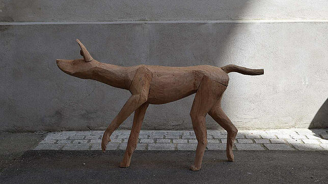 „Laufender Hund“ von Korbinian Huber.