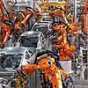 Roboter von ABB arbeiten an Karosserien von BMW-Modellen im Stammwerk von BMW. Das kostet viel Energie.