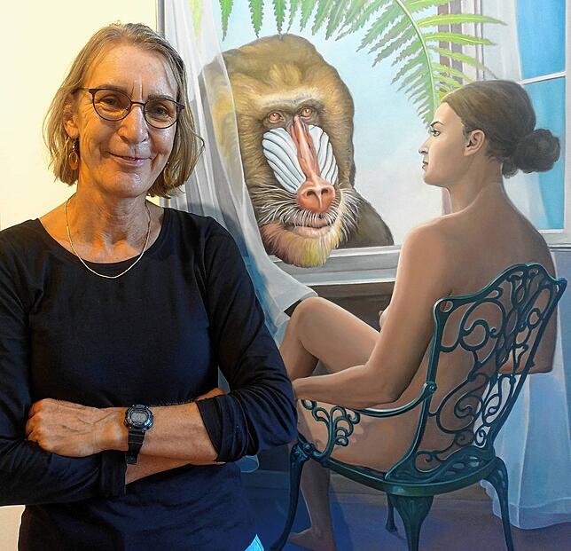 Marga Golz zeigt auch surreale Motive.