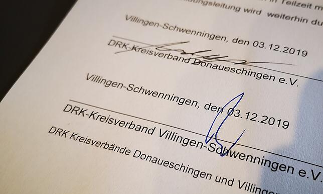 Am Mittwoch wurde die Fusion der beiden Kreisverbände durch die Unterschriften von Jürgen Roth und Bernd Uphaus besiegelt.
