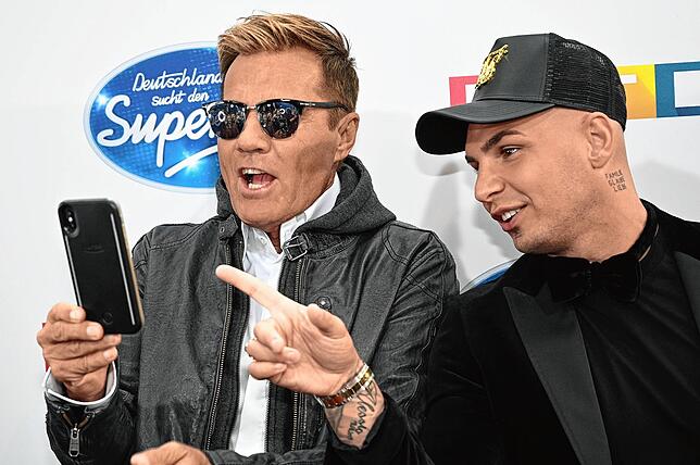 Dieter Bohlen (links) räumt nach fast 20 Jahren seinen Platz als Jury-Vorsitzender in der RTL-Castingshow “Deutschland sucht den ...