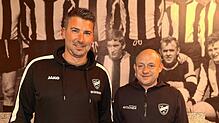 Florian Hornstein (links) ist neuer Vorsitzender des SV Denkingen. Er ist Nachfolger von Jürgen Fularczyk.