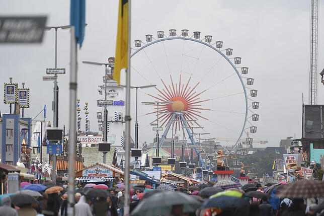 Das Riesenrad auf der Theresienwiese.