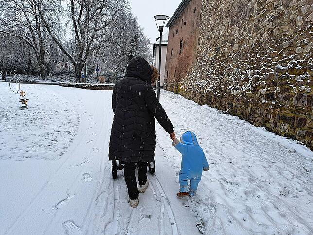 Bis zum Wochenende soll noch einiges an Schnee dazukommen.