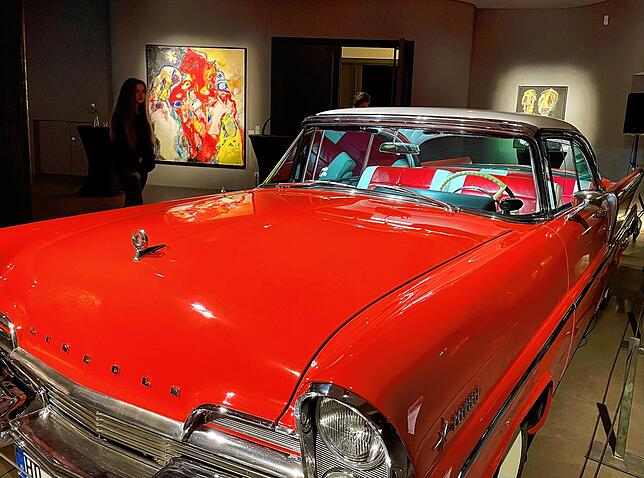 „Ein amerikanischer Traum“ heißt die Ausstellung im Singener MAC-Museum mit expressionistische Gemälde von Norman Liebman ...