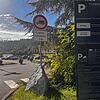 Hier dürfen keine Lastwagen parken. Auf dem Parkplatz von Rewe und Penny ist die Einfahrt von Lkws verboten, außer sie beliefern die ...