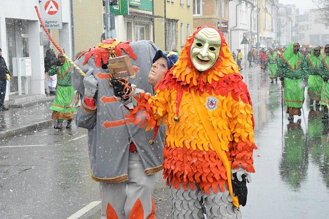 Bild 18: Bilder vom Narrensprung beim Ringtreffen des Alemannischen Narrenrings (Teil 5)