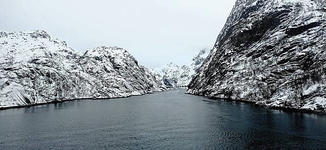 Trollfjord in Norwegen im April. Foto: Christine Wanschura-Schramm